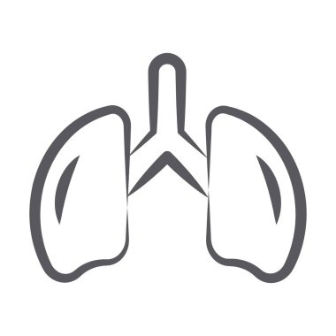 İnsan organı ikon karalama çizgisi simgesi 