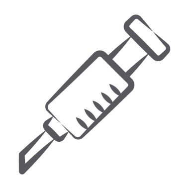 Sıvı enjekte etmek ya da bir şeyden çekmek için kullanılan bir aygıt