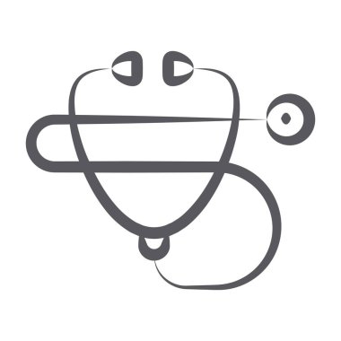 Bir doktor aleti ya da tıbbi cihaz, stetoskop 