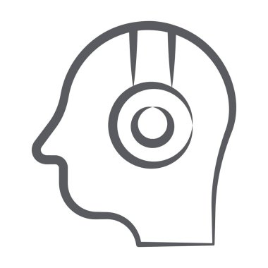 Avatar kulaklık takıyor ve müzik ikonu konseptini gösteriyor