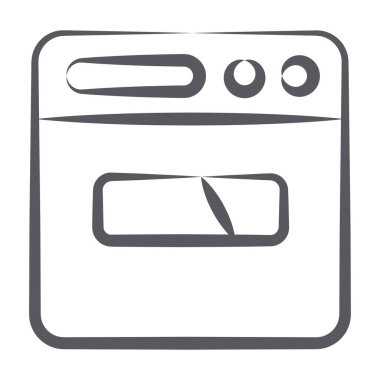 Arama çubuğu simgesinin karalama çizgisi tasarımı. Web araması 