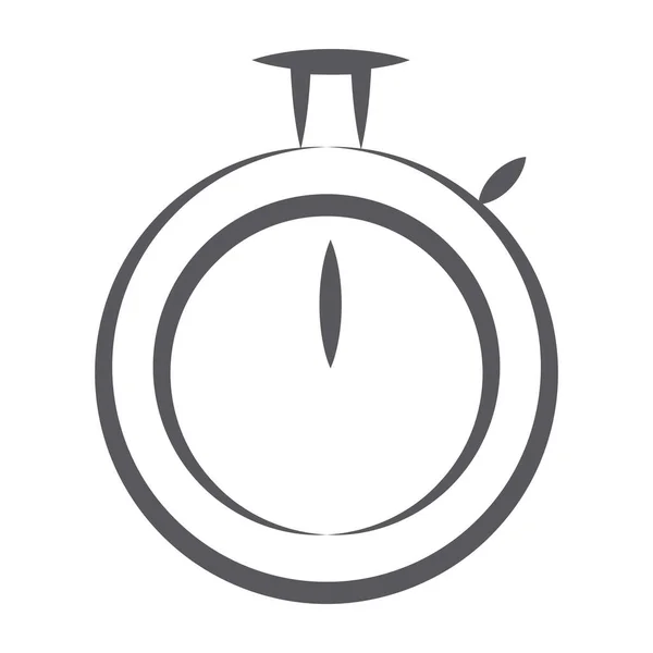 Σχεδιασμός Του Χρονόμετρου Στο Σύγχρονο Διάνυσμα Γραμμή Doodle — Διανυσματικό Αρχείο