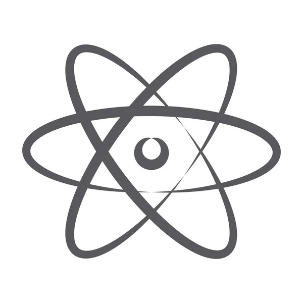 Ikona Čáry Čmáranice Atomové Struktury — Stockový vektor