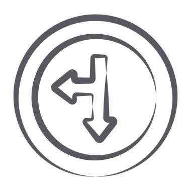 Düzenlenebilir biçimdeki yön ok vektörü 