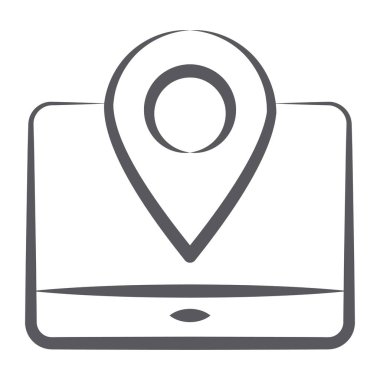 Çevrimiçi konum izleyicisinin bir vektör biçimi, çevrimiçi navigasyon