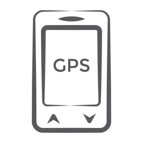 Gps Mobile Style Vectoriel Localisation Tracker — Image vectorielle