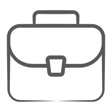 Dosya, torba simgesi tasarımı satır vektörü 