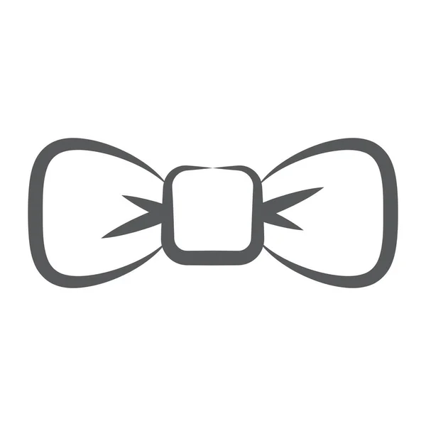 Beautiful Icon Bow Tie Line Design — стоковый вектор