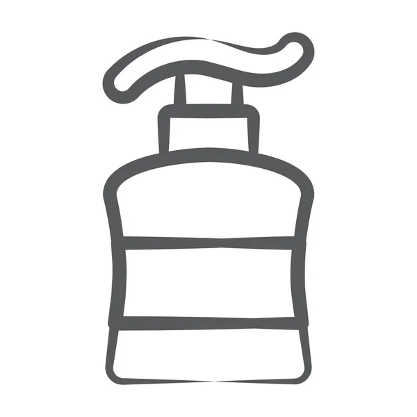 Satır Dizaynında Sıvı Sabun Dağıtıcısı — Stok Vektör