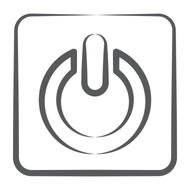 Güç düğmesi, kapatma düğmesinin simgesi 