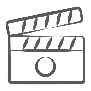 Film yapımı için alkış tahtası, satır simgesi aç