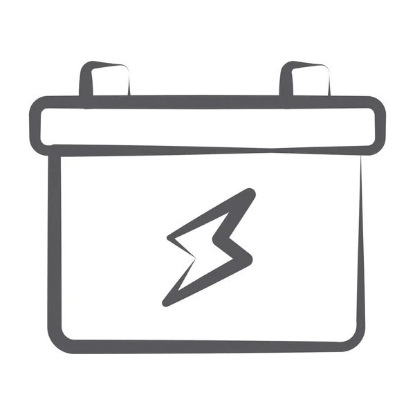 Uso Bateria Para Fins Carregamento Bateria Elétrica — Vetor de Stock