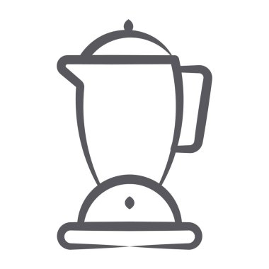 Modern el çizimi biçiminde karıştırıcının vektör tasarımı 