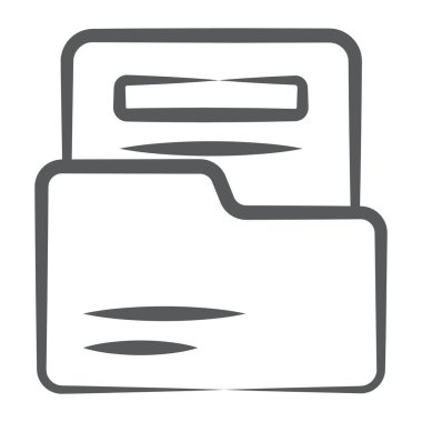 Dosya depolama dizininin simgesini oluşturan bir dizindeki belge