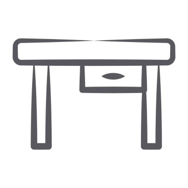 Tablo simgesi biçimini, masaüstünü modern doğrusal şekilde incele 