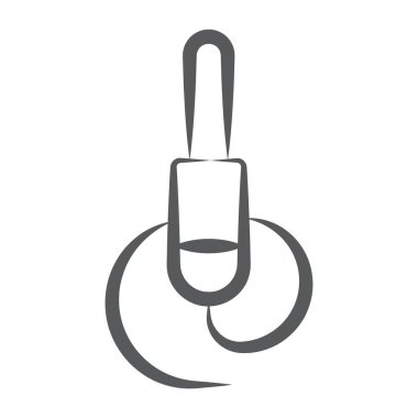 Ses ses kablosu, kablo hattı simgesi ile kablo