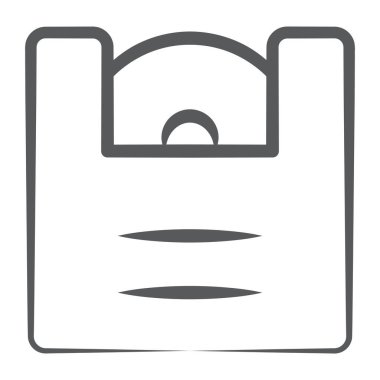 Disk sürücüsü satır simgesi, fırça darbesi tasarımı