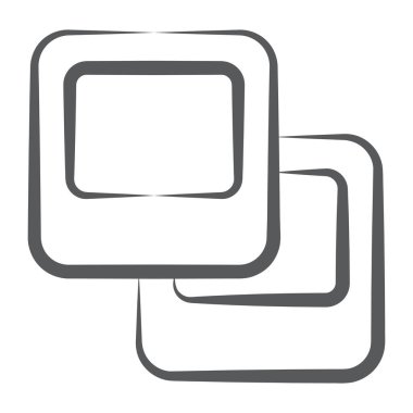 Fotoğraf simgesinin moda satır vektör tasarımı