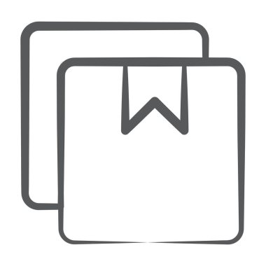 Yer imi simgesi, hatırlama vektörünün satır tasarımı 