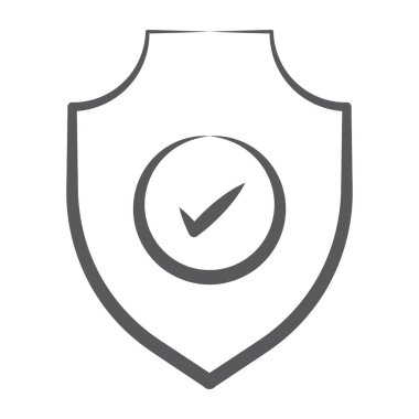 Doğrulama kalkanı üzerindeki işaretleme, düzenlenebilir doğrusal simge 