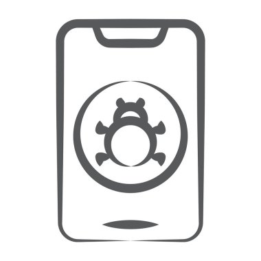 Düzenlenebilir mobil virüs, satır simgesi 