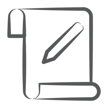 Görev listesi simgesi kavramına sahip kağıt simgesi