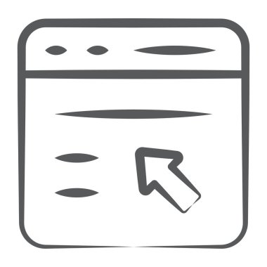 PPC tasarımı, modern stilde tıklama başına ödeme kavramı 