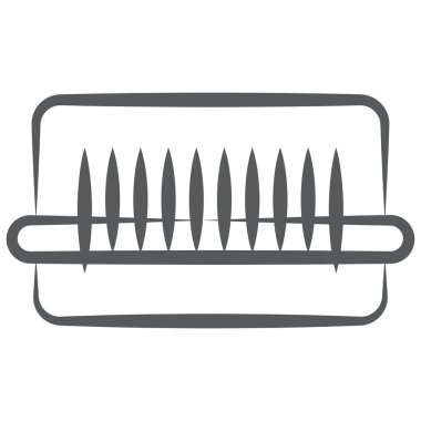 Bir fiyat kodu simgesi, barkodun vektör tasarımı 