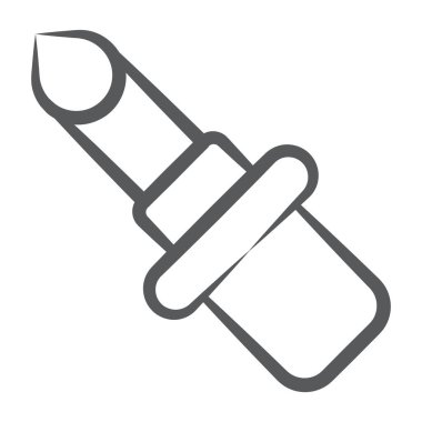 Fırça darbesi tasarımında bayanlar ruj vektörü 