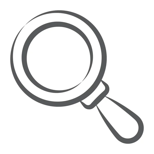 Magnifier Searching Tool Editable Icon Design — Stock Vector