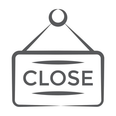 Pano vektör biçimini kapat, atölye tahtası doğrusal simgesi 