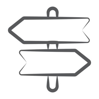 Parmak direğinin vektörü, yön göndermenin doğrusal simgesi 