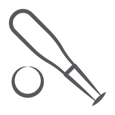 Elle çizilmiş vektör dizaynında beysbol simgesi.