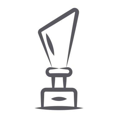 Kalkan ödülünün el çizimi grafik sanatı 