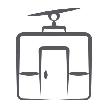 Gondol ikonu tasarımı, elektronik teleferiğin düzenlenebilir vuruşu