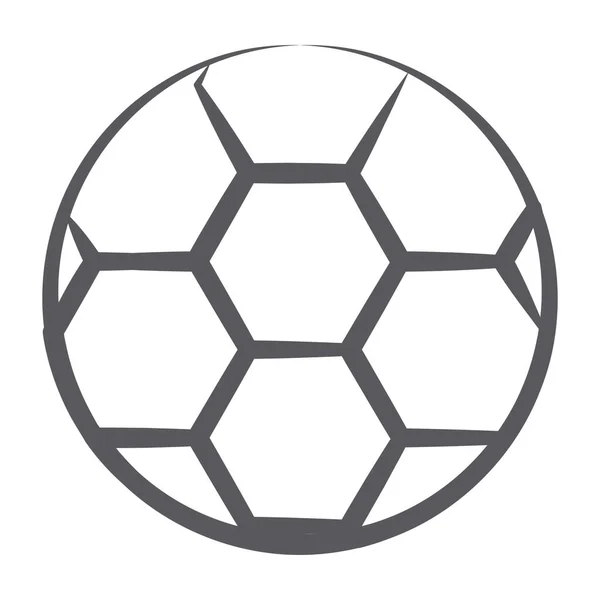 Шаховий Футбол Спортивне Обладнання Сучасному Значку Стилю Редагування — стоковий вектор