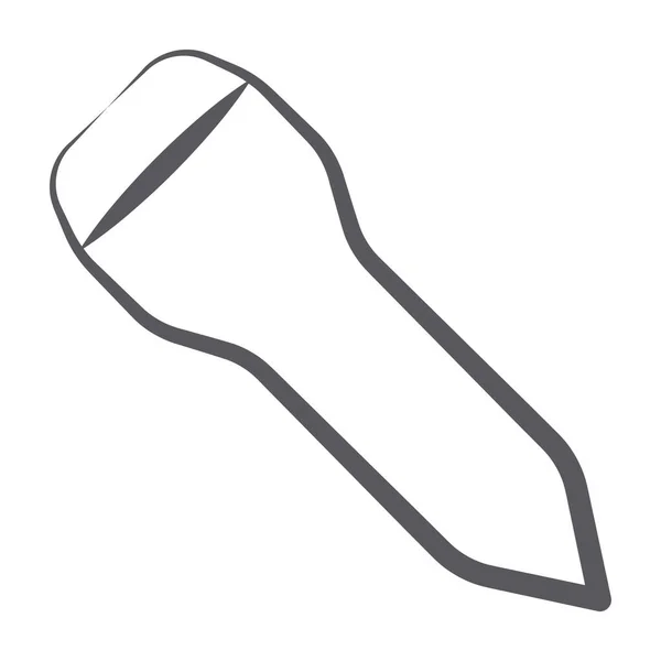 鉄釘のトレンディなアイコンデザイン 編集可能なベクトル — ストックベクタ
