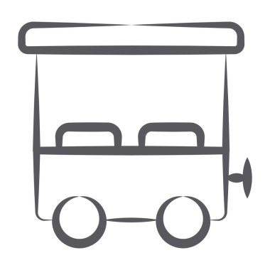 Satır biçiminde satır simgesinin modaya uygun vektör tasarımı 