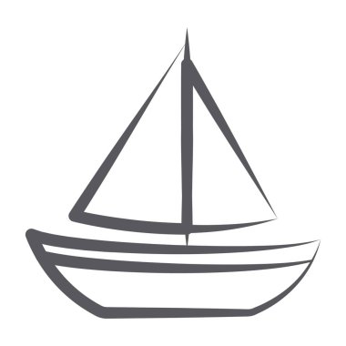 Lojistik hizmetleri ve teslimat hizmetleri için en iyi kargo gemisi vektörü 