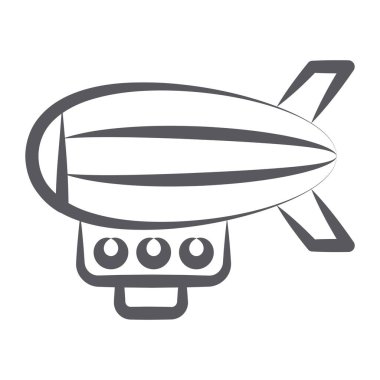 Sualtı torpido simgesi, denizaltı doğrusal vektör biçimi  