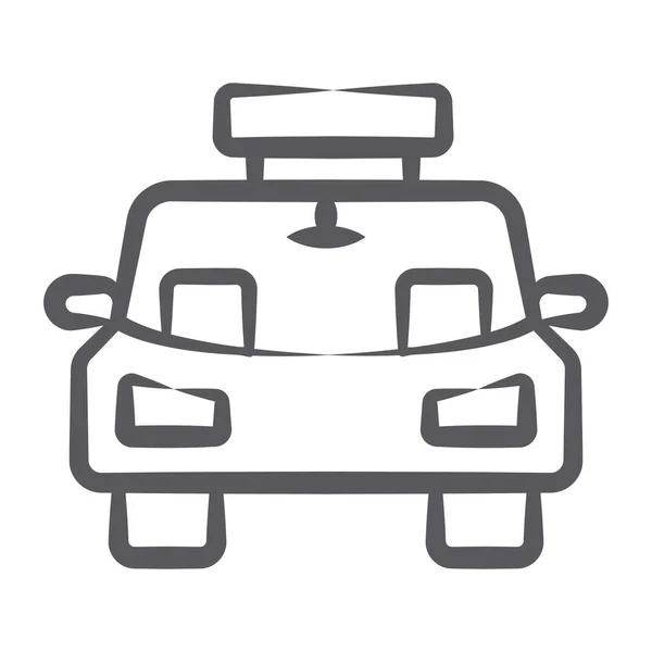 Progettazione Vettoriale Modificabile Dell Icona Del Taxicab — Vettoriale Stock