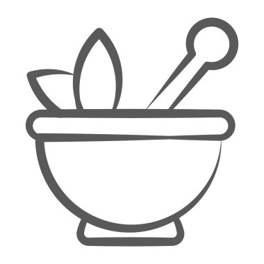 Satır tasarımında havan ve tokmak vektörü