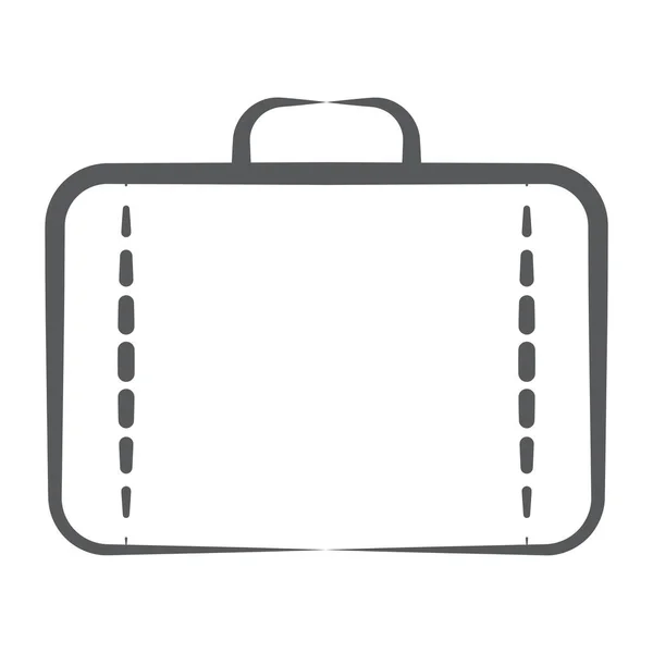 Aktentasche Icon Design Vektor Gepäcklinie Vektor — Stockvektor