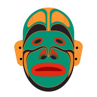 Oval yüzler geleneksel maske, düz stil Dan maskesi 