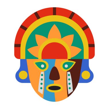 A spiritual mask used in cultural dances, woyo mask clipart