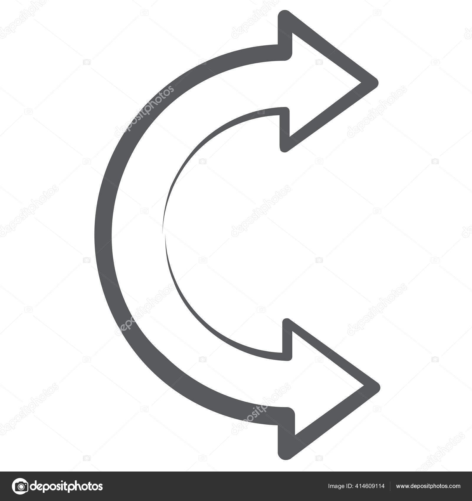 Vector Style Double Head Arrow Two Sided Arrow Editable Vector Stock Vector Image By C Smashingstocks