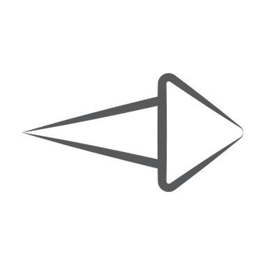 Modern satır biçiminde ok başı vektörü 