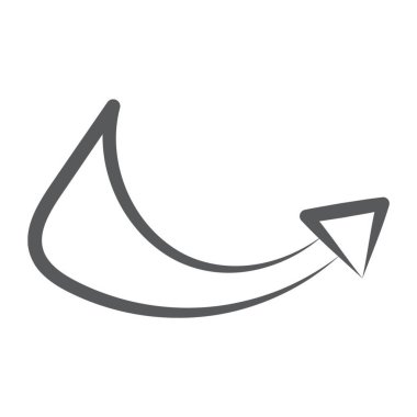 Sağ bükülebilir vektör, düzenlenebilir vuruş 