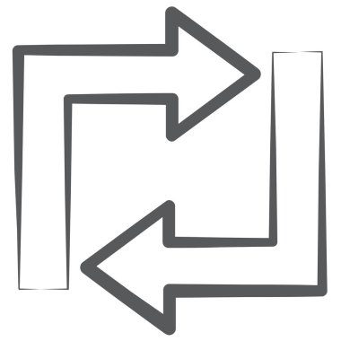 Tazeleme oklarının simge biçimi, güncelleme kavramı 