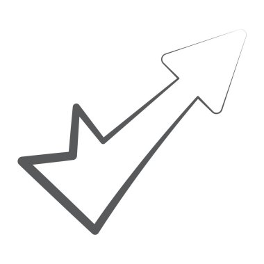 Sol alttaki okun vektör biçimi, eğri oku 